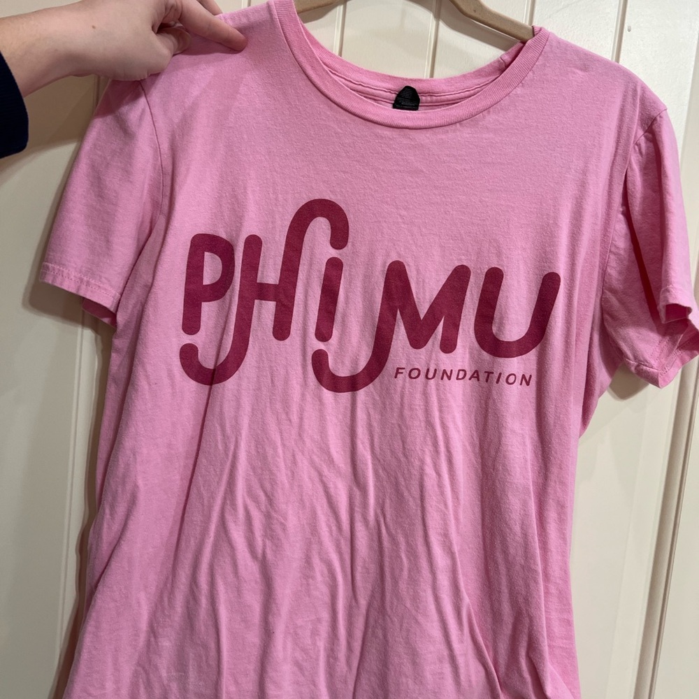 Bubblegum Pink Phi Mu Foundation T-Shirt